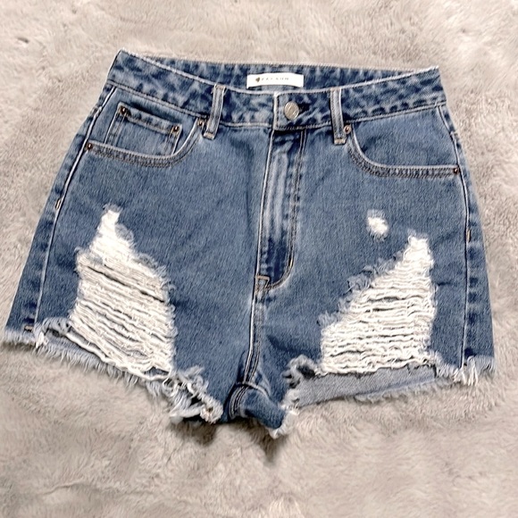 PacSun Pants - PacSun, High Rise Festival Jean Shorts, washed but never worn. New!!